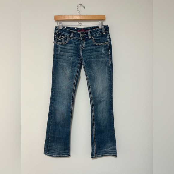 Rock & Roll Cowgirl Denim - Rock & Roll Cowgirl Low-Rise Boot Cut Jeans